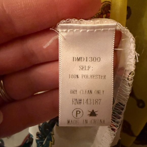 Dance & Marvel Yellow Kimono with Multicolor Patterns Sz.S - Picture 4 of 4